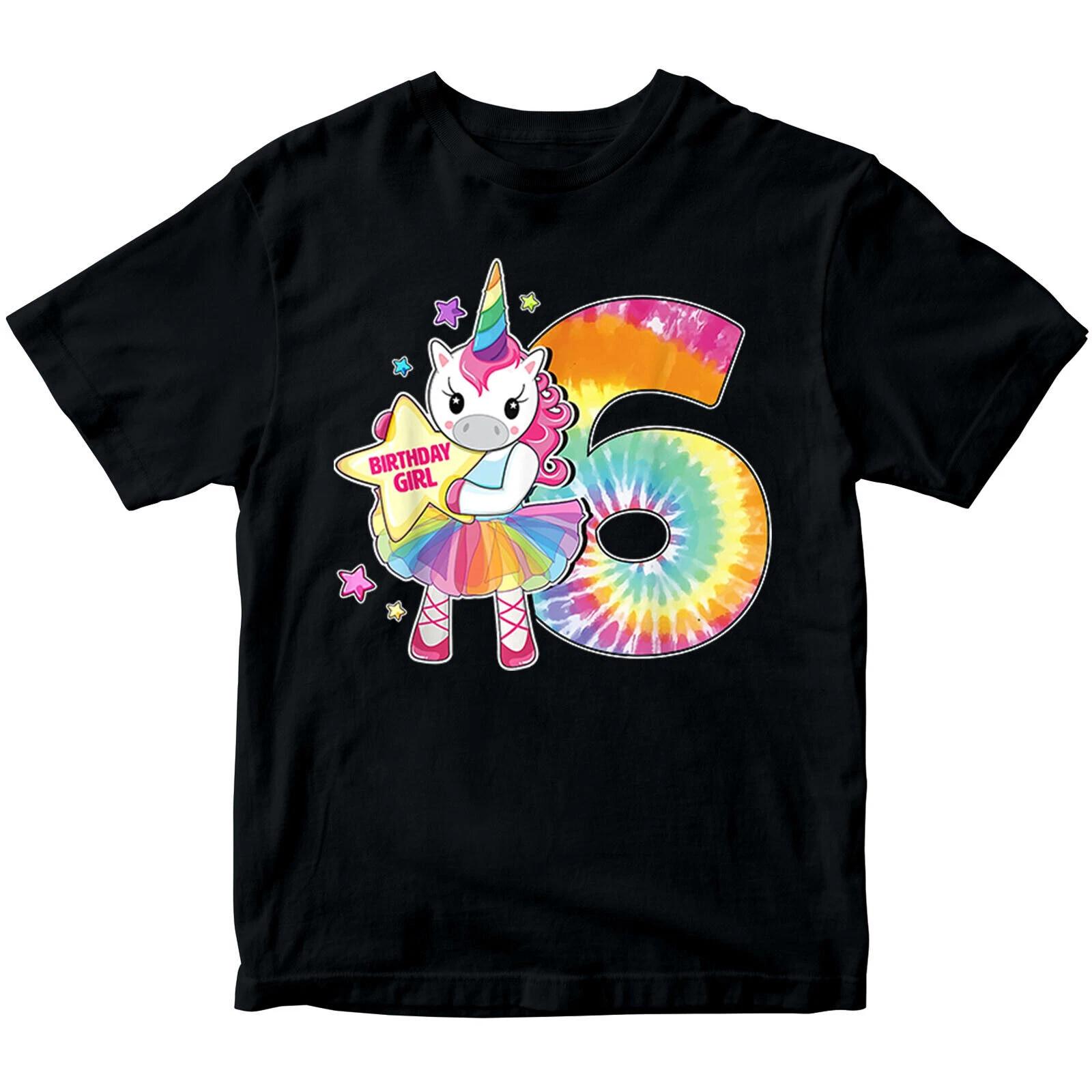 Personalised Birthday Girl Any Name Age Magical Childrens Teen Kids T-Shirts#DNE 110