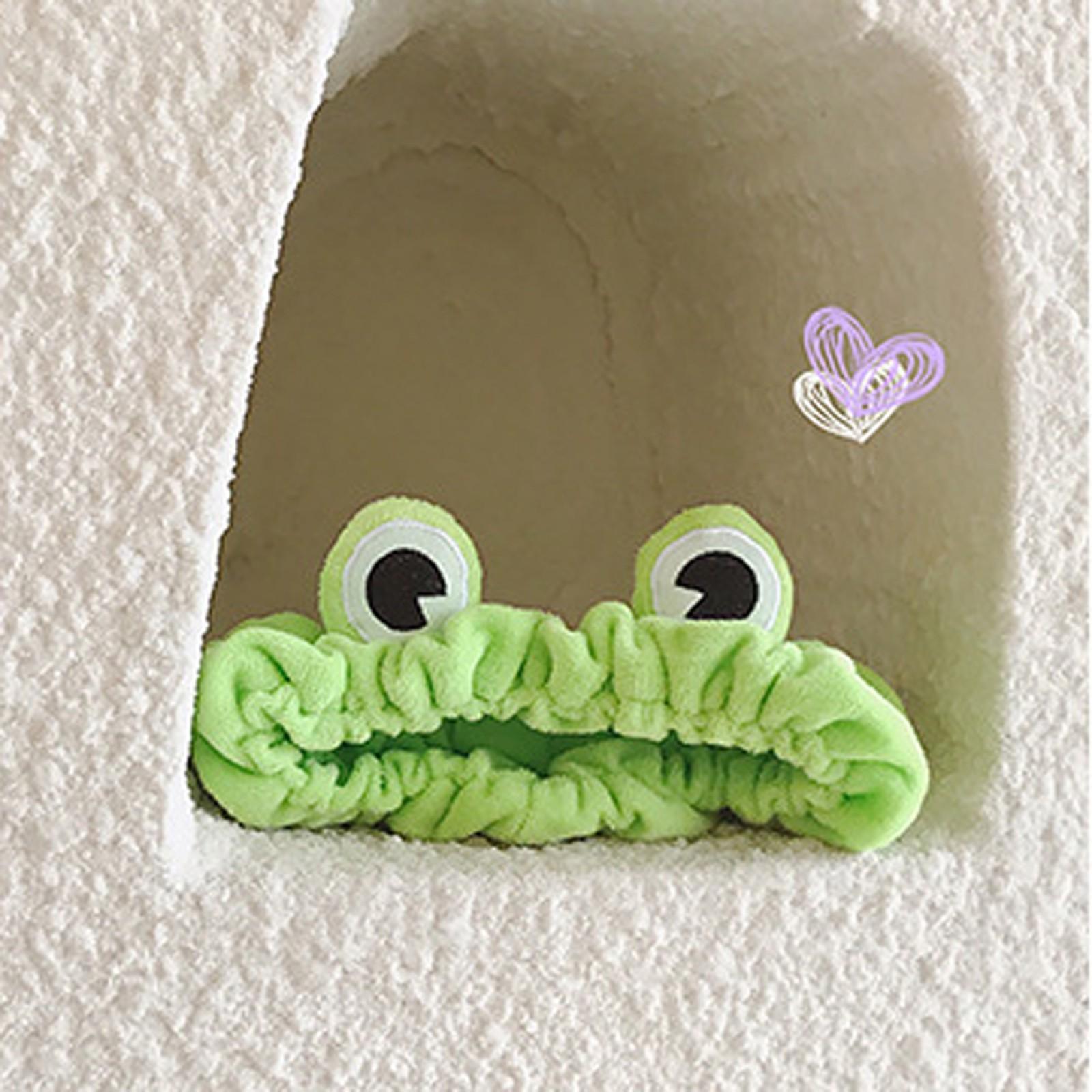 

(проектор)Мужчины Женщины Селфи Симпатичная 3D-лягушка Забавная вечеринка Эластичная повязка на голову для волос One Size