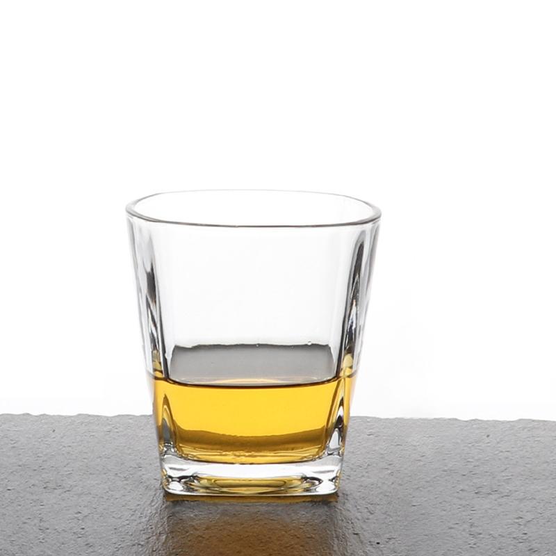 210ml 6pcs Set Classic Thickened Glass Cup Transparent Drinking Utensils Chinese Style Wine Glass Whiskey Beer Cocktail Glasses