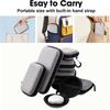 Mini Grey Digital Storage Bag Hard EVA Case Portable Electronics Organizer for USB Cable Charger U Stick Travel Accessories