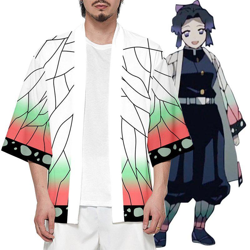 Stylish Demon Slayer Kimetsu No Yaiba Kochou Shinobu Cosplay Loose Haori Coat Tops For All Occasions