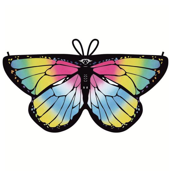 

Стильная удобная шифоновая накидка для малышей с крыльями бабочки, костюм для Хэллоуина, вечерние вечеринки