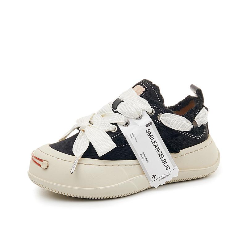 

Кеды с открытой улыбкой, оригинальные кеды со смайликом, толстая подошва, большая голова, обувь для нищих мужчин и женщин, парная обувь, универсальные простые кеды для скейтборда 37