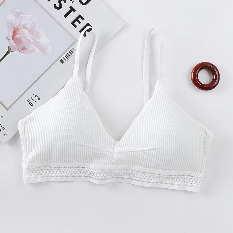 Sexy Beauty Back Camisole Soft Skin-friendly No Steel Ring Bra For Women
