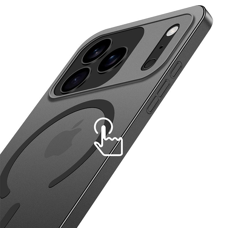 Ultra Thin Matte For Magsafe Wireless Charge Case for iPhone 17 Air 16 15 14 Plus 13 12 Pro Max Clear Shockproof PC Cover