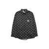 MLB New York Yankees SS24 Logo Vintage Floral Print Fashion Single-Breasted Loose Long Sleeve Shirt Unisex shirts Black 3AWSM0541-50BKS