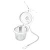 Stainless Steel Tea Strainer Mesh   Herbal Spice Filter Soup Infuser with Chain(S)