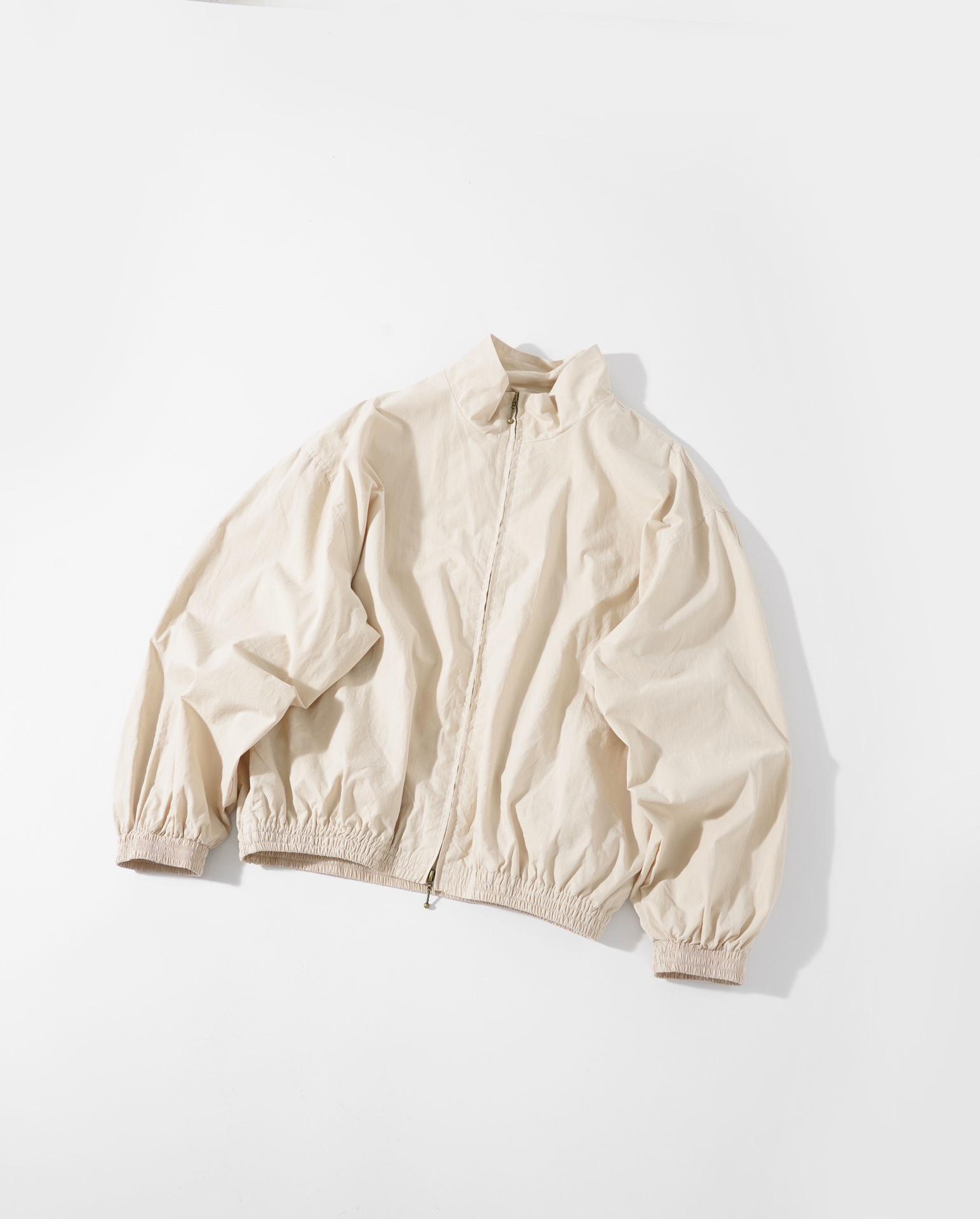 Swedish Trendy Distressed Nylon Zip Jacket - Unisex, Loose Fit Large хаки