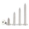 304 Stainless Steel Phillips Countersunk Flat Head Self-Tapping Screws