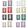 Transparente Spitzengardinen 2 Paneele für Schlafzimmer Elegante Muschelränder Lichtdurchlässig Küchenfenstergardinen Stangentasche