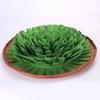 Pet Feeding Snuffle Mat For Dogs Felt Anti-choke Food Dispensing Toy In Pink