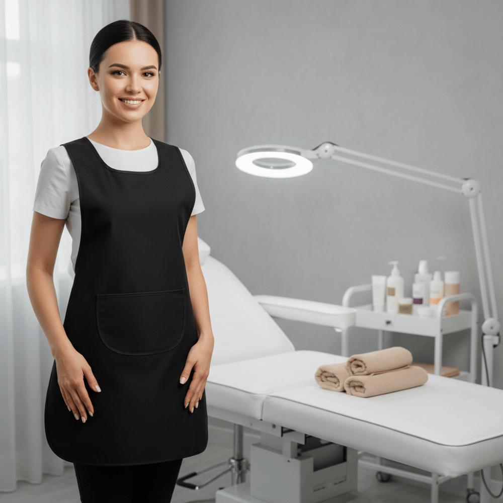 Black Hairdressing Cloak Apron Waterproof Barber Hair Uniform Haircuts Cloth Wrap  Nail Salon