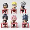 Q Version 6 Ramen Hokage, Naruto, Sasuke, Haruno Sakura, Kakashi, Uchi Bo Itachi, Doll Bag Figure