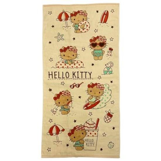Sanrio Characters Hello Kitty Bath Towel 1 Piece 60120cm 100 Cotton Summer Days
