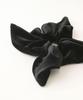 VINGTAINE Velour Square Hair for Scrunchie, Small, Arrangement, Elegant, Adults, Women, HS-225-BLACK