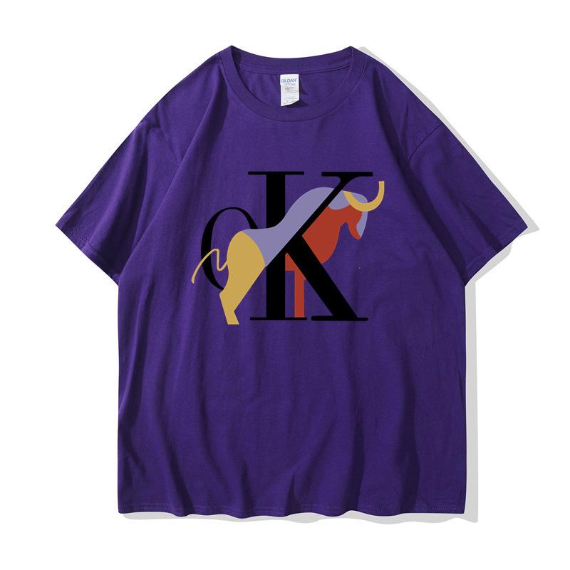 Summer Fashion Women's Letter Printed Short Sleeved Round Neck T-shirts