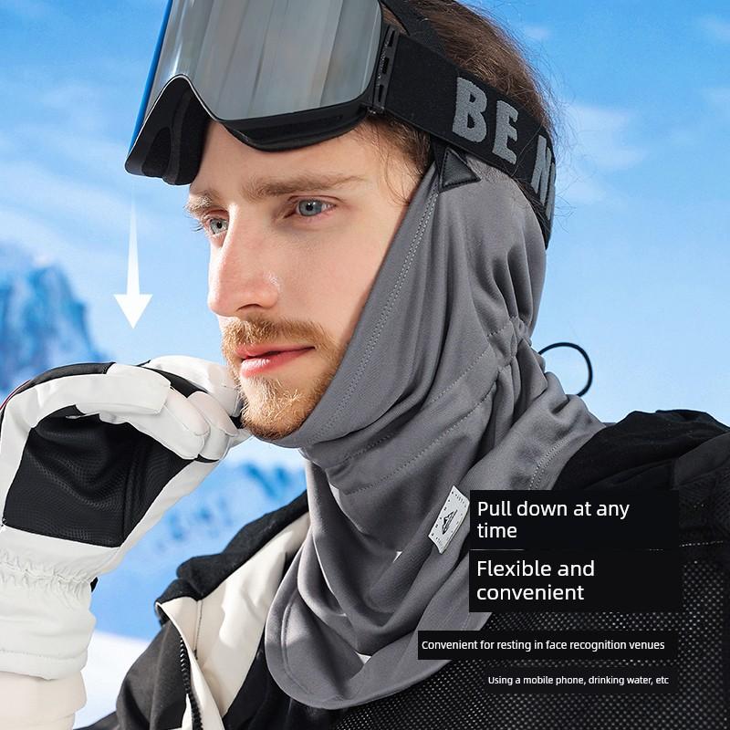 Ski Mask Winter Men's Windproof Outdoor Cycling Running Warm Keeping Sports Scarf Women's Face Care Scarf Face Mask Face Towel