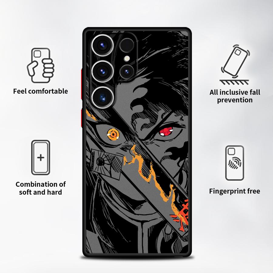Hot D-emon Anime S-layer Case for Samsung Galaxy S20 FE S21 S26 S25 Ultra Note 20 Ultra 10+ S23 FE S24 Plus S22 Funda Back Phone