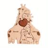 Cross-Border Wooden Little Penguin Family Puzzle Ornament - Festival Gift & Warm Family Decoration