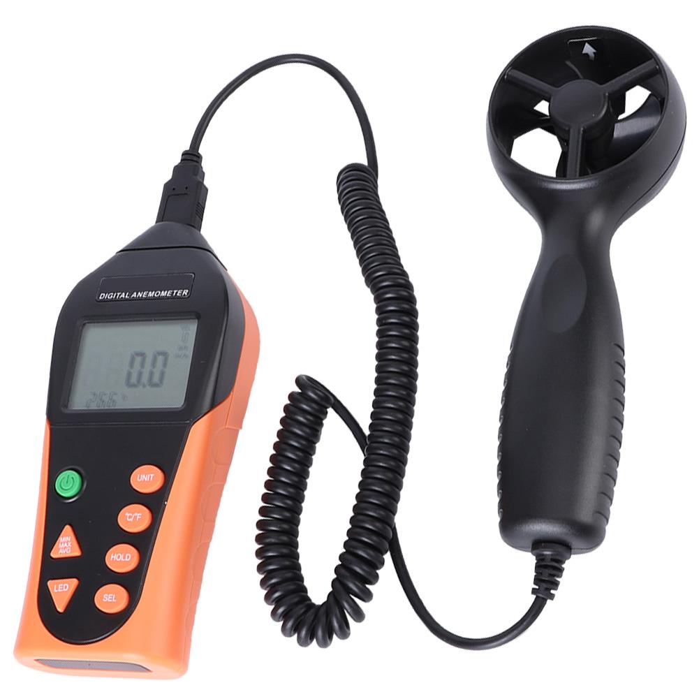 816B Digital Anemometer Portable Wind Speed Sensor Meter Measuring Instruments with Backlit LCD Display