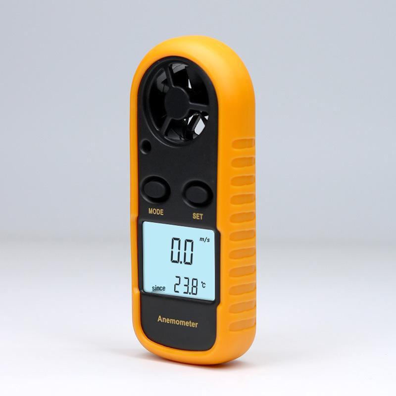 GM816 Mini Anemometer: Digital Wind Speed, Temperature, and Force Level Meter