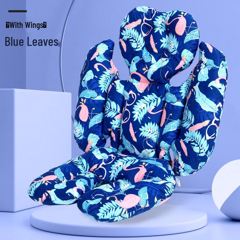 Soft Breathable Baby Stroller Seat Cushion, Washable Cotton Pad for Stroller or High Chair