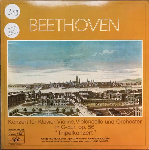 

LP Record LUDWIG VAN BEETHOVEN CLAUDE HELFF Konzert Fur Klavier Violine Violo SMS2594 Concert Hall Germany Classical Used