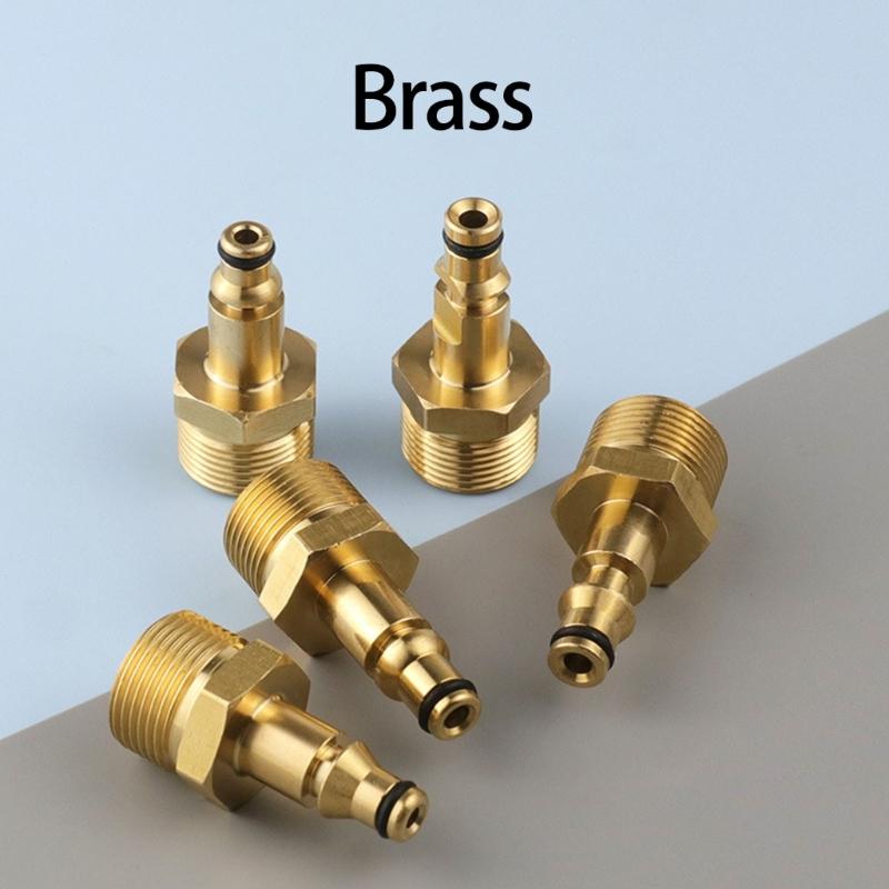 Universal Water Guns Connector With Anti Leak Durability Brasses Materials For Home Car Washing Equipment