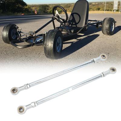 ATV Steering Tie Rod 1 Pair 295mm 8mm Steering Tie Rod Kit Steel Alloy High Strength Long Lasting for Go Kart ATV Racing Cart