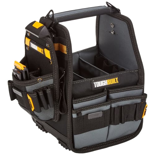 ToughBuilt 31-inch Pocket with ClipTech, 8-inch Tote Bag, Rubber, Black, TB-CT-180-8