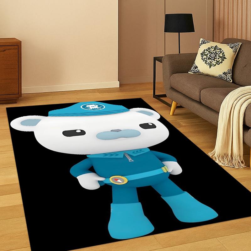 The Octonauts Barnacles Cute Cartoon Carpet Rug for Bedroom Living Room Sofa Doormat Home Decor,Kid game Area Rug Non-slip
