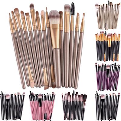 15-teiliges Makup-Pinsel-Werkzeugset, Lidschatten-Augenpinsel-Kits