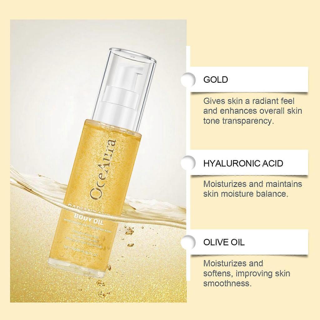 Limited time!!Oceaura Moisturizing And Nourishing Body Oil - Plant Essential Oils For Gentle Nourishment, Firming, Hydration, And Smooth Skin