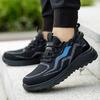 plus size men fashion breathable steel toe cap working safety shoes summer worker safe boots insulated sneakers protect footwear
