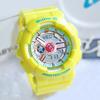 Casio Baby-G Theme Series Fashion Trend Vitality Street Classic Pointer Dual Display Sports Waterproof Quartz Movement Resin Strap BA-110CA-9A