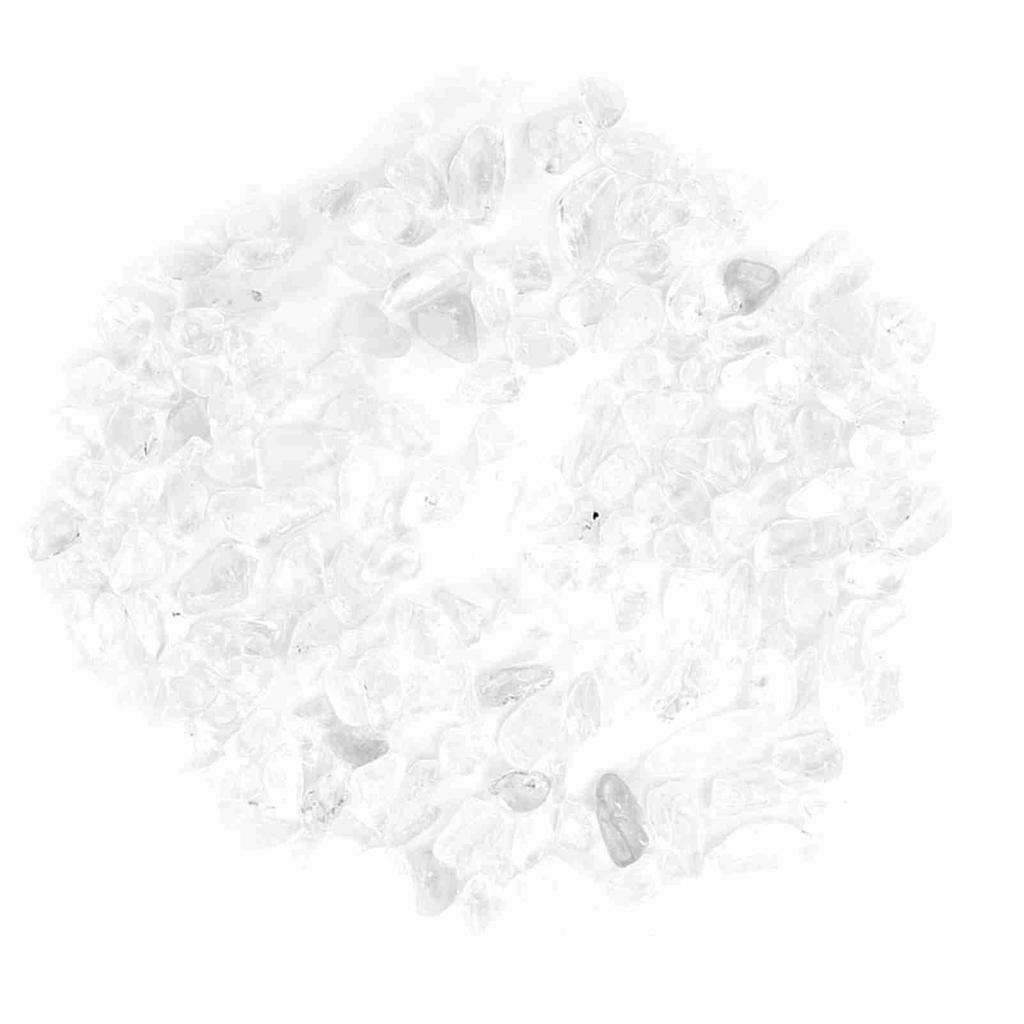 Trommelsteinsplitter, zerkleinerte natürliche Bergkristallstücke