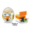 Self-Locking Street View Series/Fire Rescue Team Building Blocks Creative Egg