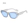 Square Cat Eyes Sunglasses Unisex Shade Sun Glasses Rivet Personality Punk Style for Women And Men
