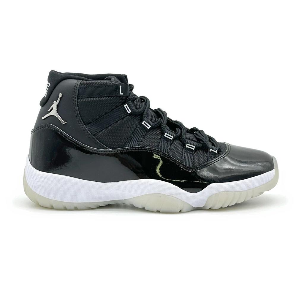 CT8012-011 Nike Air Jordan 11 Jubilee Nero Trasparente Bianco Argento Metallico
