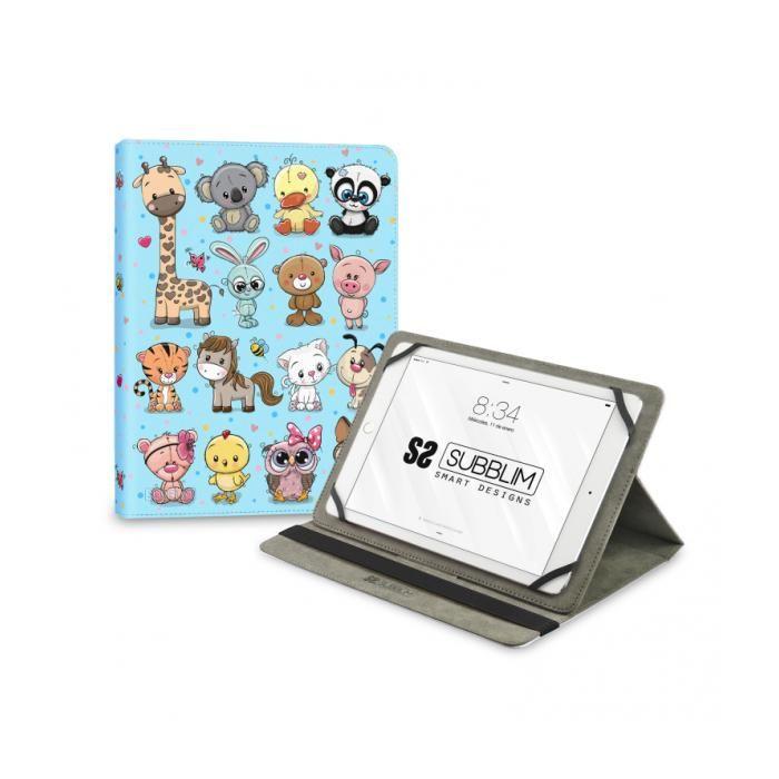 FUNDA TABLET SUBBLIM TRENDY CASE ANIMALS 11"