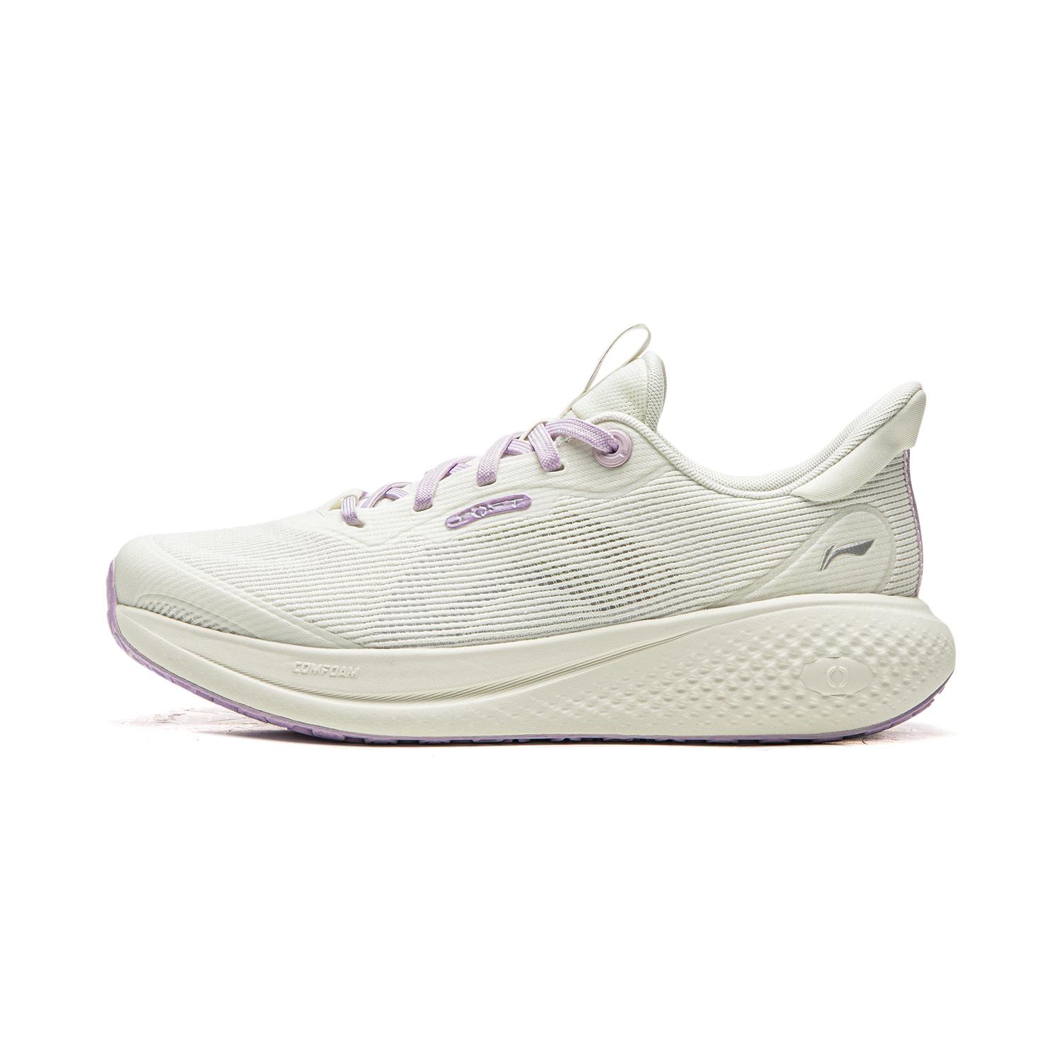 Li-Ning Soft Go 3 V2 Comfortable Fashion Trendy Sports Low-Top Casual Shoes Women sneakers Off-White AGLW028-4 38⅓