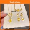 Flower Pendant Necklace With Gold Plating And Zirconia For Elegant Womens Fashion