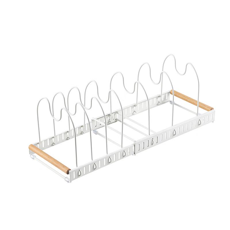Nordic Iron Telescopic Pot Lid & Chopping Board Rack