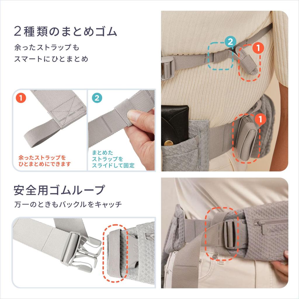 Ergobaby OMNI Deluxe Linen Baby Carrier In Guaranteed Authentic Japanese Made of Smooth and Suitable for Newborns and Babies Natural, Product, Linen,