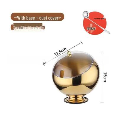 Gold Stainless Steel Buffet Condiment Bowl