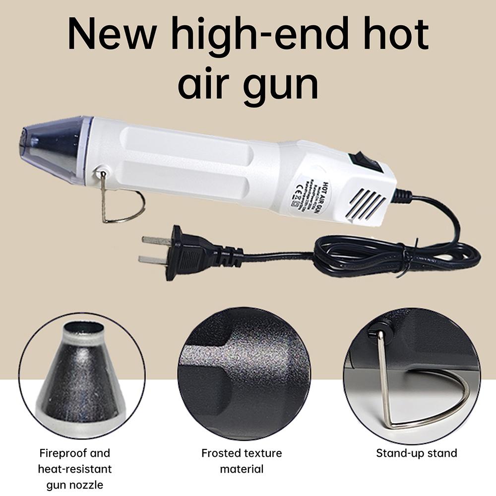 220V Hot Air Gun Electric Hot Dryer Mini Heat Gun 300W DIY Welding Blower For Crafts Shrink Tubing Car Wrap Mobile Phone Repair