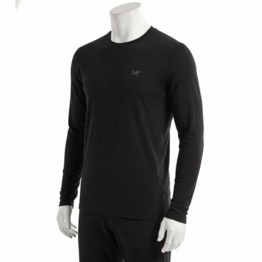 Arcteryx Men S Merino Wool Crew Neck Long Sleeve baSe Layer Black BLACKL (around 105)