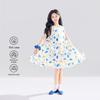 Girls' Floral Sleeveless Cotton Sundress