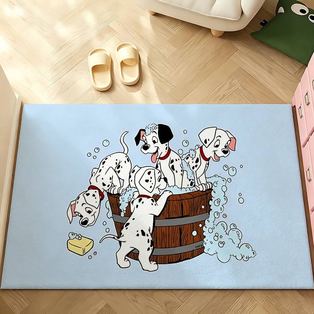 Classic Cartoon-101-D-dalmatiansS Cute Carpet Bathroom Anti-slip Door Mat Home Decoration Mat Entrance Door Scratch-resistant