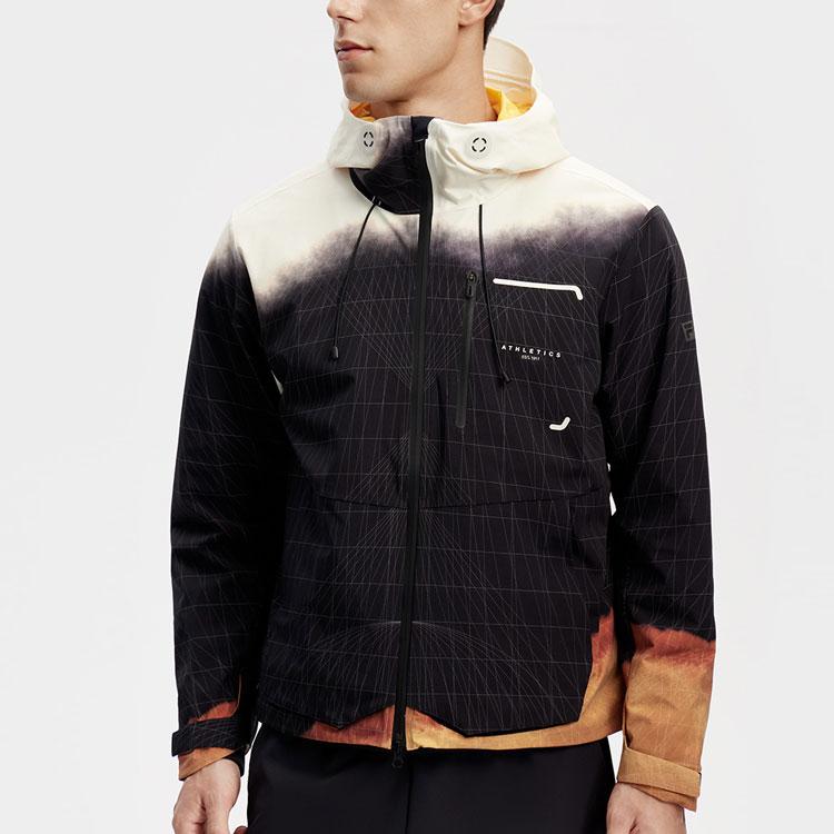 New FILA Fitness Series Jackets Coats Men's All Over Print A11M411709F-ZA